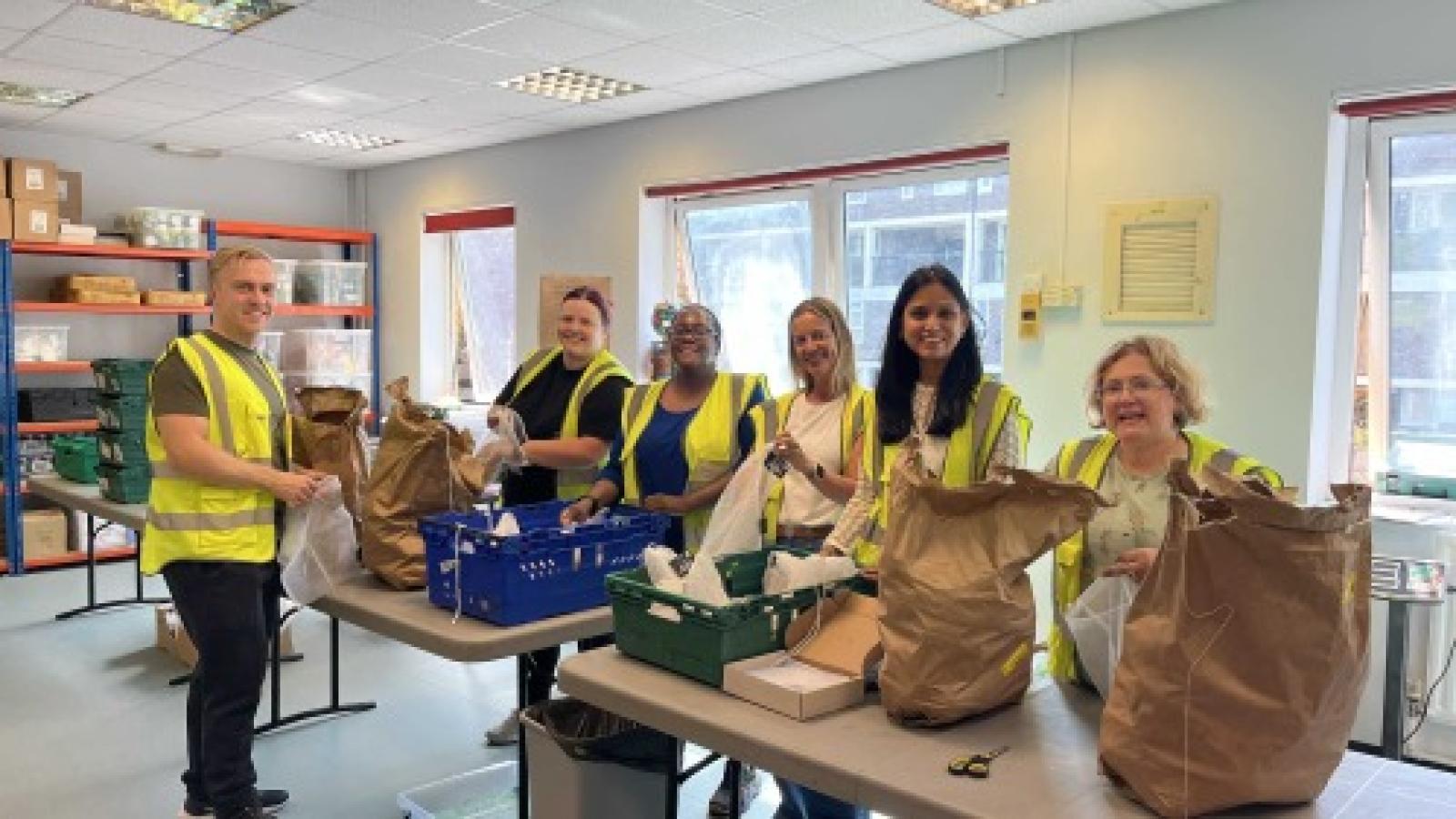 Volunteering at Bow Foodbank